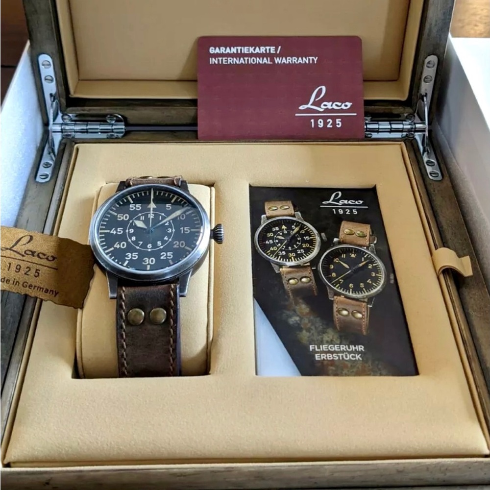 Laco Dortmund Erbstuck Pilot Watch Original 45mm